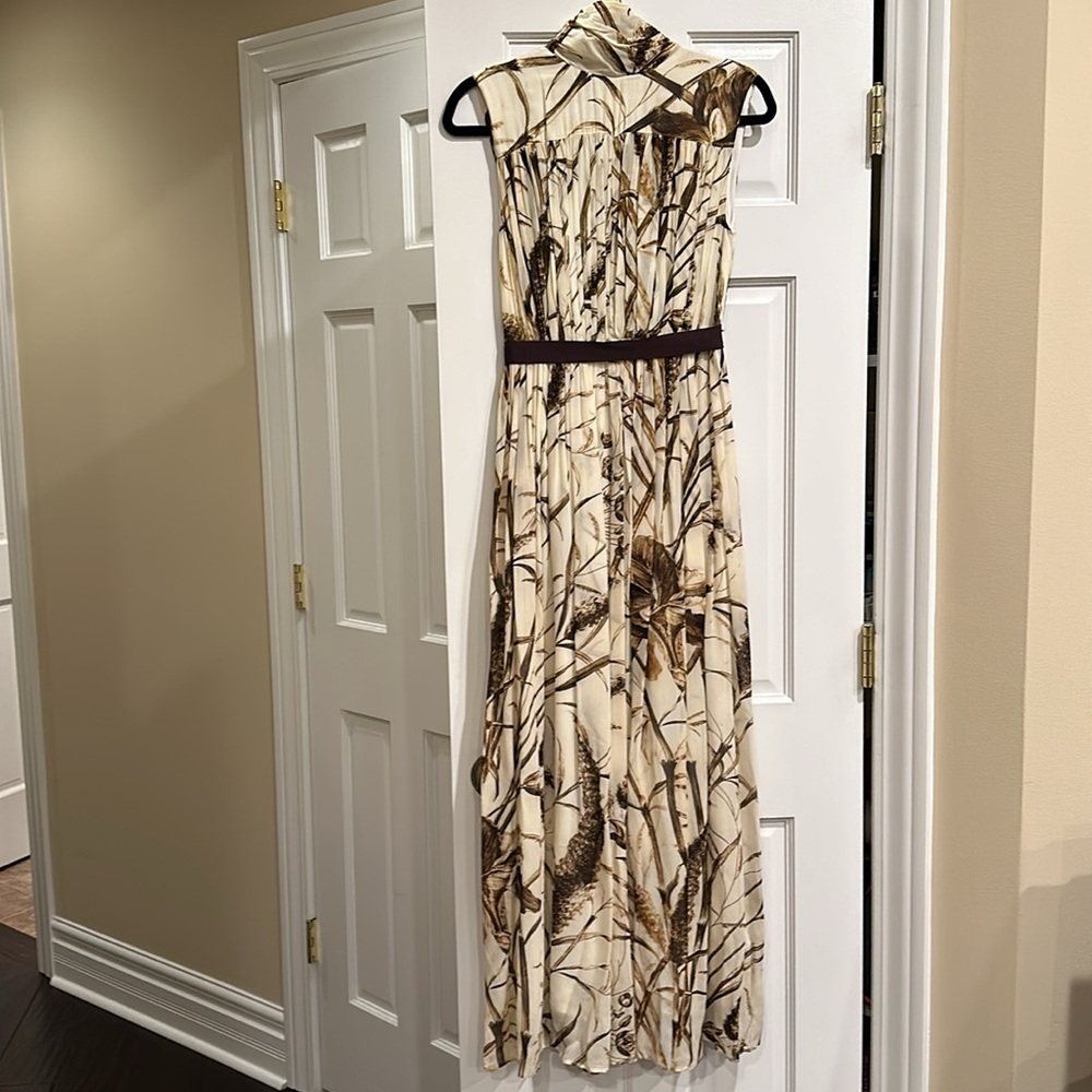 Banana Republic Pleated Maxi Dress